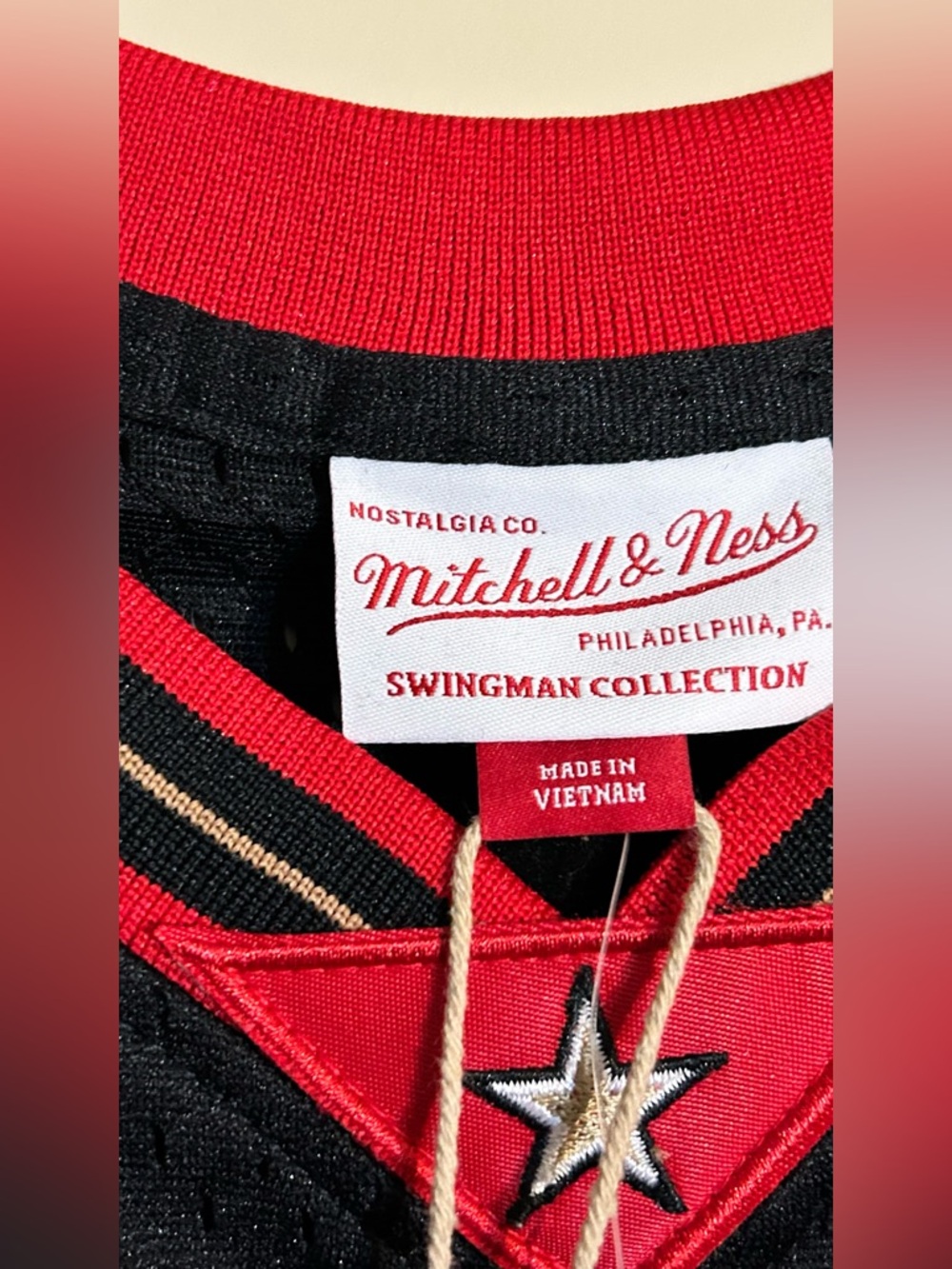 Mitchell & Ness Black Sixers #3 Hardwood Classics Jersey - Picture 4 of 9